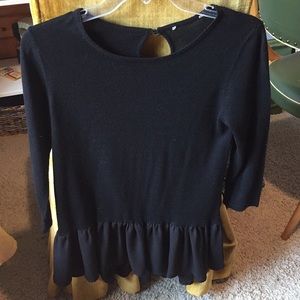 Cute 3/4 sleeve peplum top!